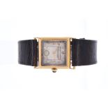 1920s gentlemen's Vacheron & Constatin 18ct gold wristwatch,