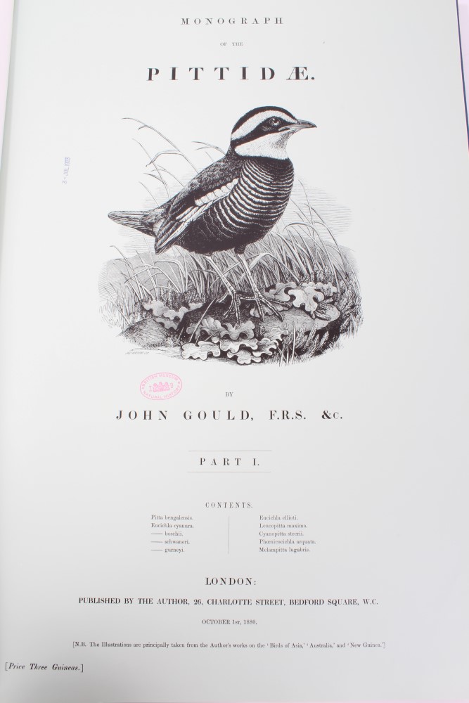 Two volumes, John Gould, - Image 2 of 6