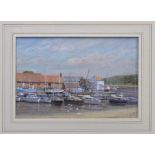 *Clive Madgwick (1934 - 2005), watercolour and gouache - Woodbridge, signed, in glazed gilt frame,