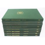 Eight volumes, John Gould Birds of Australia, facsimile edition including the supplement,