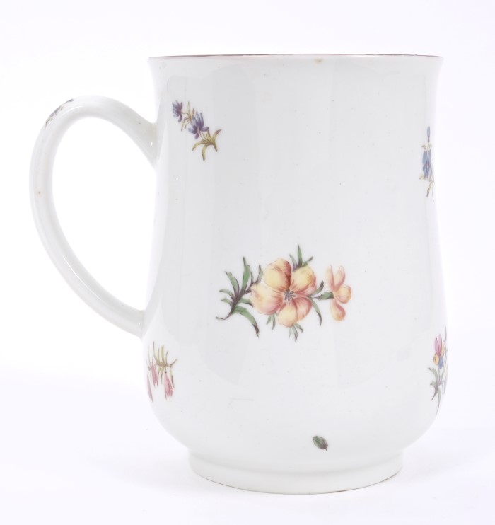 18th century Chelsea mug of swollen form, - Bild 2 aus 5