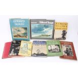 Collection of Edward Seago books to include: A Review of the Years 1953 - 1964, Tideline,