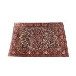 Good pair Kashan rugs,