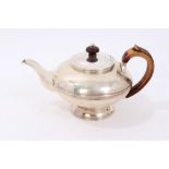 George IV silver teapot (M.S.