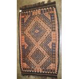 Kelim rug with allover cruciform ornament in geometric borders