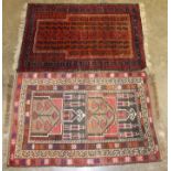 Antique Eastern prayer rug,