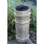 Collection of antique terracotta chimney pots of various forms