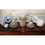 Group of Chinese porcelain, eighteenth and nineteenth century,