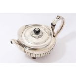 George III silver teapot by William Burwash & Richard Sibley (London 1809),