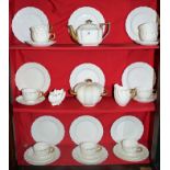 Early twentieth century part service of Copeland teawares,