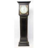 Early 19th century Scottish ebonised longcase clock by W.