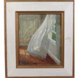 *Fred Dubery (b. 1926), oil on board - Warm Wind, signed, 29cm x 25cm framed.