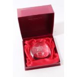 HM Queen Elizabeth II - Royal Presentation paperweight, retailed by Thomas Goode & Co.