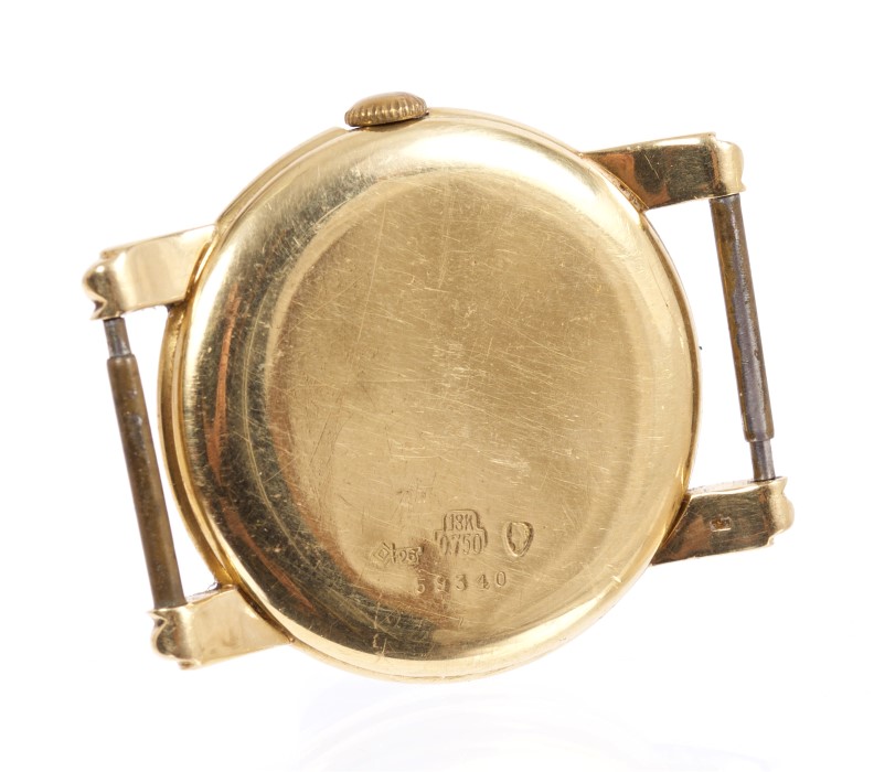 1940s / 1950s Huguenin wristwatch with seventeen-jewel manual-wind movement, - Image 2 of 2