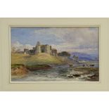 George Arthur Fripp (1813 - 1896), watercolour - Kidwelly Castle, South Wales, signed,