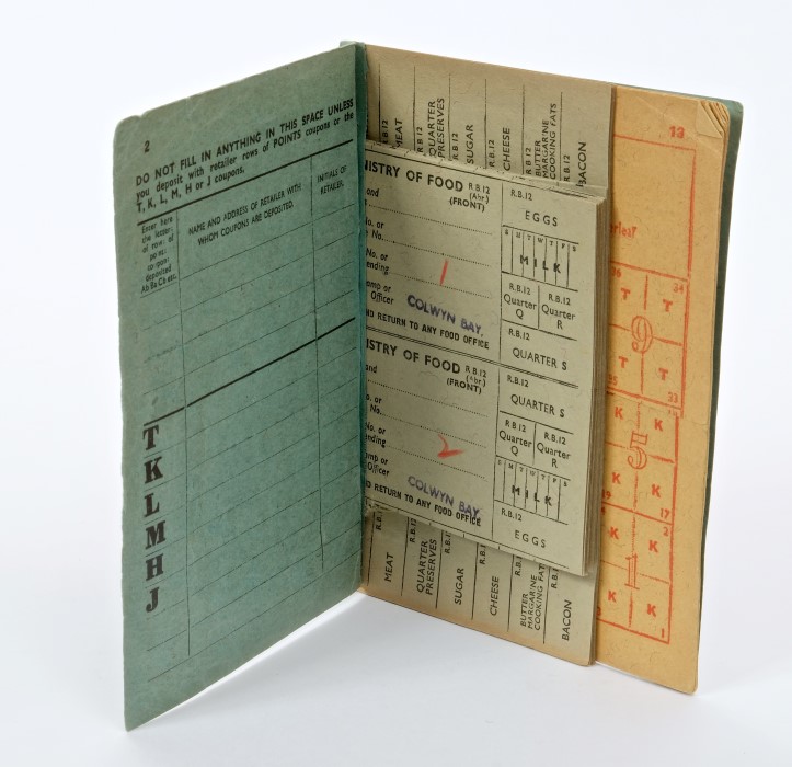 Rare 1940s Royal Ration book issued to 'HRH Princess Margaret, - Image 2 of 2