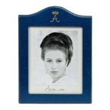 HRH Princess Anne The Princess Royal - signed presentation striking portrait photograph of The