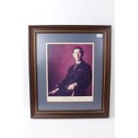 HRH Prince Charles Prince of Wales - large signed presentation portrait photograph of The Prince