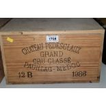 Wine - twelve bottles, Chateau Pedesclaux Grand Cru Classe Pauillac Medoc 1986,