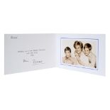 Diana Princess of Wales - signed 1994 Christmas card with gilt crowned arms to cover,