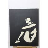 Inkeno, Urban Art, print on canvas - Figure, signed verso, dated 2008 and numbered 8/10, unframed,