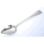 George III silver Old English pattern basting spoon with engraved initials (London 1809),