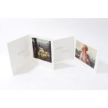 HM Queen Elizabeth The Queen Mother - two signed Christmas cards for 1981 and 1982,
