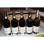 Port - five bottles, Taylor's 1974 (1) and 1975 (4),