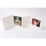 HM Queen Elizabeth The Queen Mother - two signed Christmas cards for 1988 and 1990,