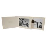 HM Queen Elizabeth The Queen Mother - two signed Christmas cards for 1964 and 1966,
