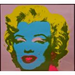 *Andy Warhol (1928 - 1987), set of ten silkscreen prints - Marilyn Monroe series, in glazed frames,