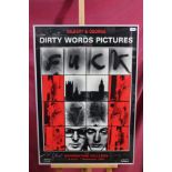 Gilbert and George, signed poster - Dirty Words Pictures,