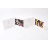 HM Queen Elizabeth II and HRH The Duke of Edinburgh - two Christmas cards for 2002 and 2003 with