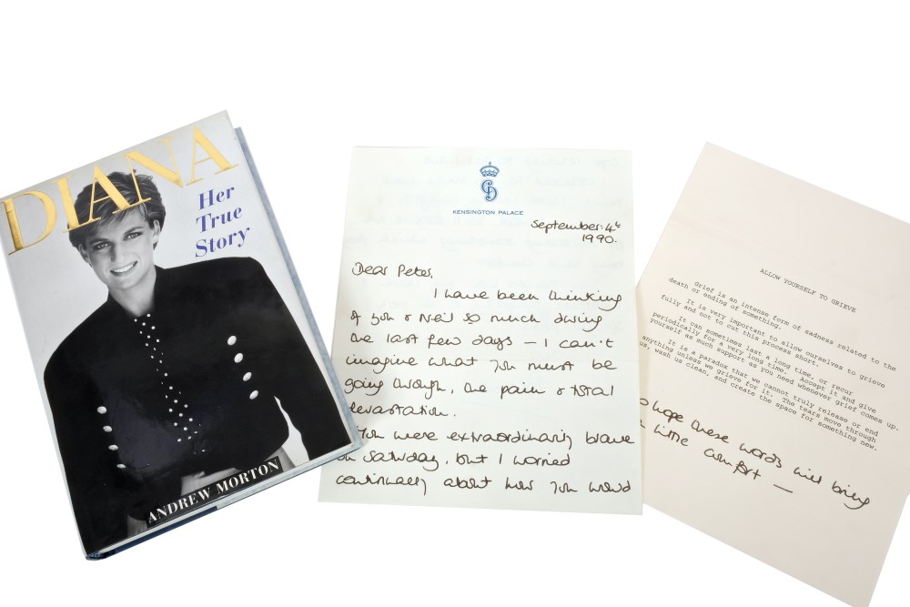 HRH Diana Princess of Wales - handwritten and poignant letter dated September 4th 1990, - Image 4 of 4