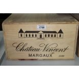 Wine - twelve bottles, Chateau Vincent Margaux 2009,