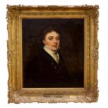 Early 19th century English School oil on canvas - portrait of Joseph Need Walker Of Eastwood And