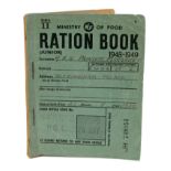 Rare 1940s Royal Ration book issued to 'HRH Princess Margaret,