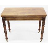 Early Victorian mahogany tea table,