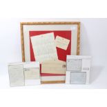 HM Queen Mary - two handwritten notelet cards sent to Sir Cecil K.
