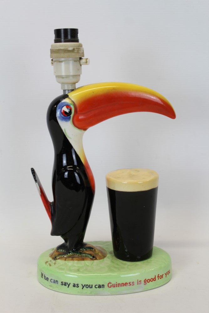 Carlton Ware Guinness Toucan table lamp,