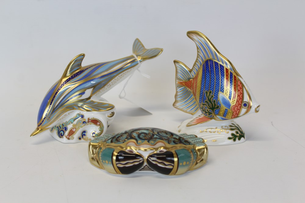 Royal Crown Derby limited edition paperweight - Pacific Angel Fish no.