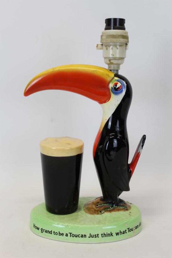 Carlton Ware Guinness Toucan table lamp, - Image 2 of 3