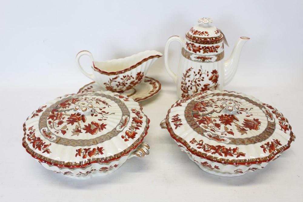 Spode Indian Tree pattern coffee and dinner service (116 pieces)