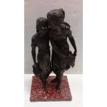 Vict Spelter Figures of Girls