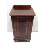 Quality Edw Inlaid Mahogany Locker