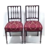 Pair of Edw Mahogany Chairs