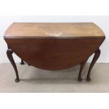 Georgian Mahogany Drop Leaf Table