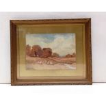 Vict Gilt Framed Watercolour