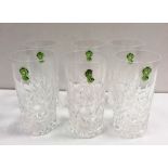 Set of 6 Waterford Crystal Glasses