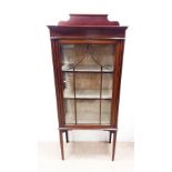 Edw Inlaid Mahogany Slimline Cabinet